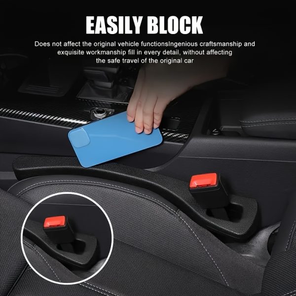 Pack of 2 Car Seat Gap Storage Strips, Leak-proof Design Prevents Debris Falling and Can Also Store Small Items, In-Car Interior Gap Organizer - Image 10