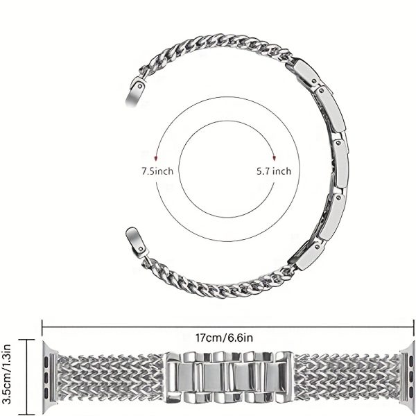 Stainless Steel Love Woven Watch Band S10 Can Be Used Compatible with 38mm 40mm 41mm 42mm 44mm 45mm 49mm Creative Summer Ins Breathable Suitable for Series 10 9 8 7 6 5 4 3 2 1 SE/Ultra Christmas Valentine'S Day Perfect Gift - Image 18
