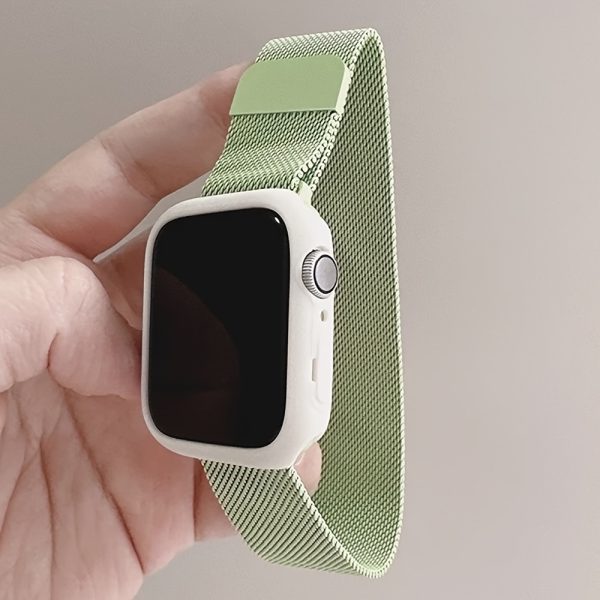 [Shiyu Milanese] Shiyu Milanese Loop Band for Apple Watch | Stainless Steel Mesh, Magnetic Clasp, Waterproof Strap | Compatible with Series 1-10 & SE, Sizes 38mm-49mm, Elegant Design for Men and Women - Image 16