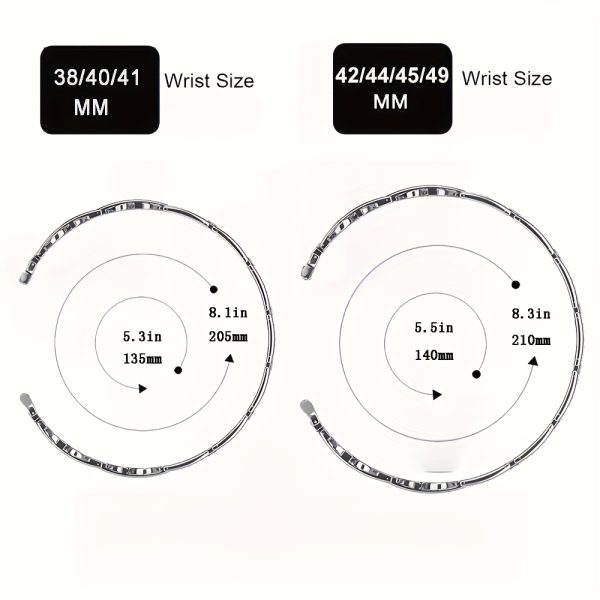 Fashion V-shaped Stainless Steel Smartwatch Strap For Apple Watch SE10/9/8/7/6/5/4/3/2/1, Women's Replacement Bracelet Strap - Image 4
